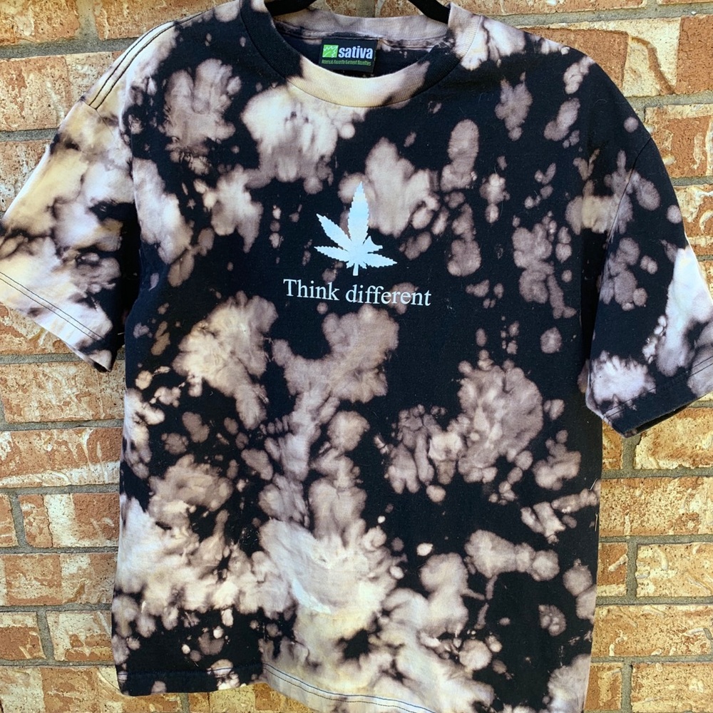 Think Different shirt hand dyed by me!